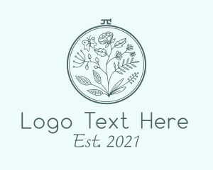 Botanical Nature Embroidery  logo