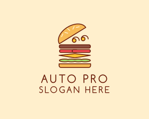 Burger Fast Food Logo