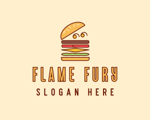 Burger Fast Food logo design