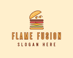 Burger Fast Food logo design