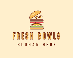 Burger Fast Food logo design