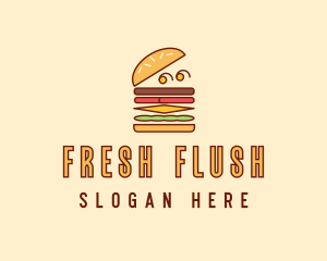 Burger Fast Food logo design