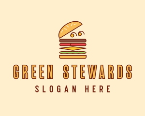 Burger Fast Food logo design