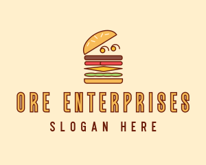 Burger Fast Food logo design