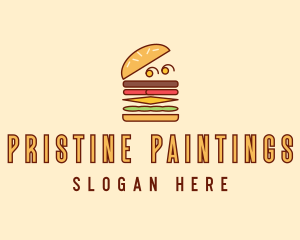 Burger Fast Food logo design