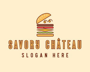 Burger Fast Food logo design