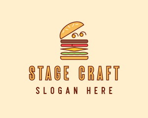 Burger Fast Food logo design