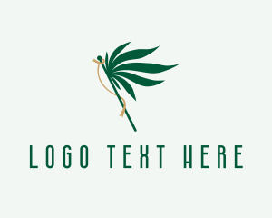 Cannabis Leaf Flag logo