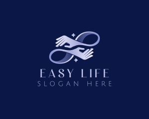 Hand Infinity Lifestyle logo design