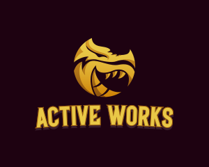 Monster Dragon Avatar logo design