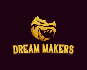 Monster Dragon Avatar logo design