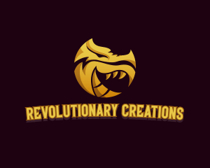 Monster Dragon Avatar logo design