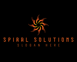 Spiral Motion Ai logo design