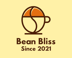 Coffee Bean Cup logo design