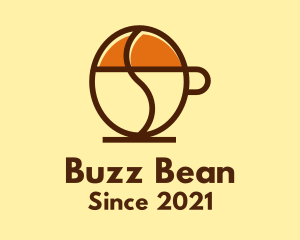 Coffee Bean Cup logo design