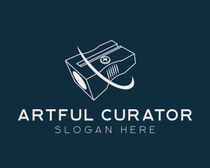 Art Pencil Sharpener logo design