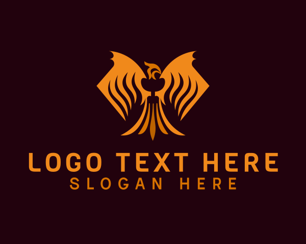 Raging logo example 2