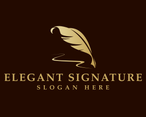 Feather Pen Law Firm logo design