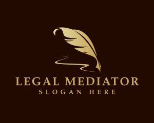 Feather Pen Law Firm logo design