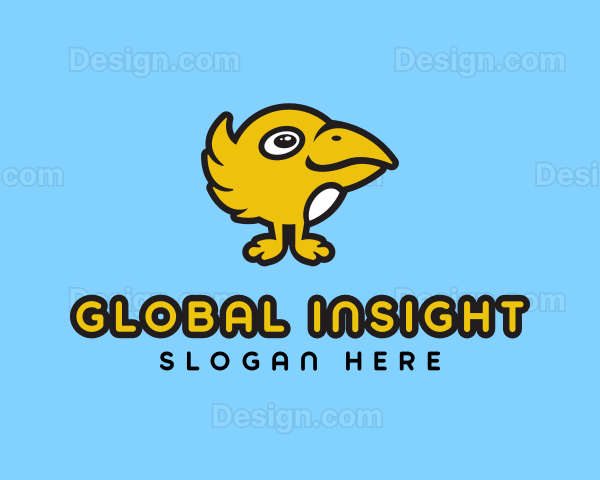 Animal Cartoon Bird Logo