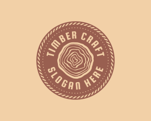 Circle Rope Lumber Woodcraft logo