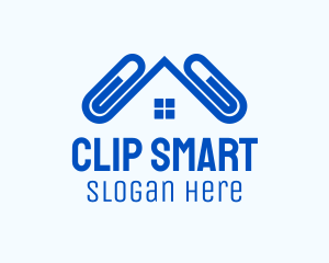 Office House Clip logo design