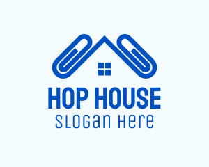 Office House Clip logo design