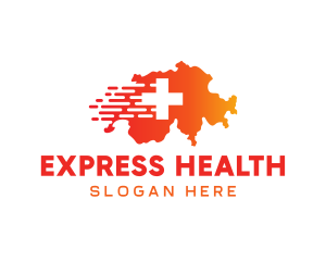 Medical Express Switzerland Map logo