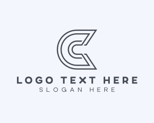 Typography - Business Marketing Commerce Letter C logo design