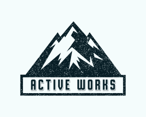 Travel Mountain Adventure logo design