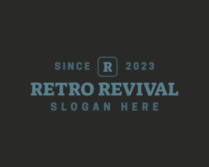 Retro Rustic Apparel logo design