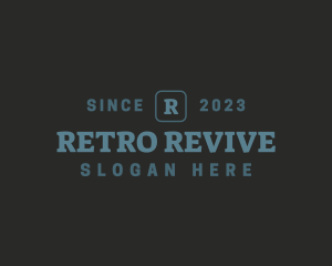 Retro Rustic Apparel logo design