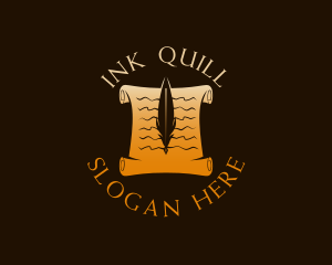 Quill Scroll Publishing logo design