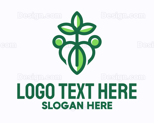 Green Plant Organization Logo