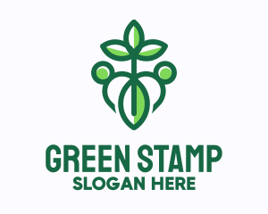 Green Plant Organization logo design