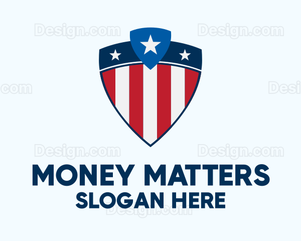 Stars & Stripes Shield Logo