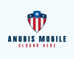 Stars & Stripes Shield logo design