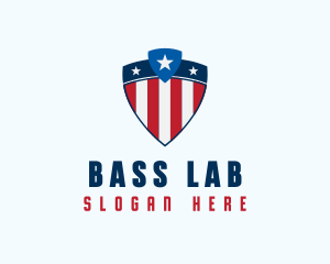 Stars & Stripes Shield logo design