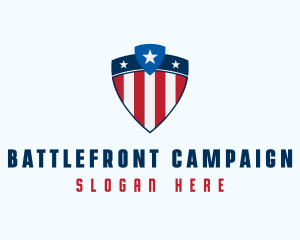 Stars & Stripes Shield logo design