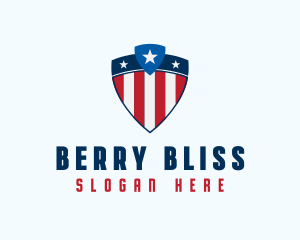 Stars & Stripes Shield logo design