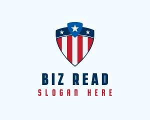 Stars & Stripes Shield logo design