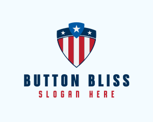 Stars & Stripes Shield logo design