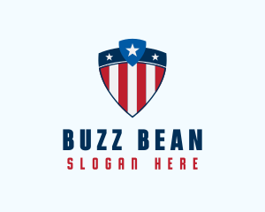 Stars & Stripes Shield logo design