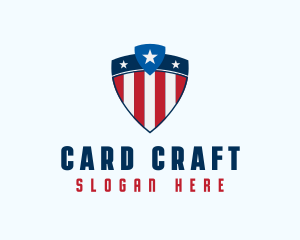 Stars & Stripes Shield logo design