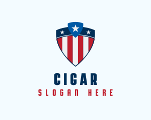 Stars & Stripes Shield logo design