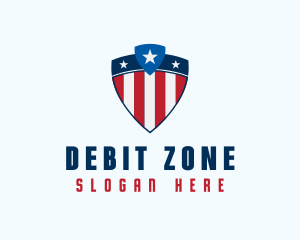 Stars & Stripes Shield logo design