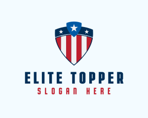 Stars & Stripes Shield logo design