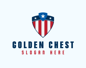 Stars & Stripes Shield logo design