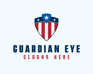 Stars & Stripes Shield logo design