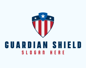 Stars & Stripes Shield logo design